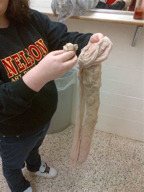 paper bag fake intestines